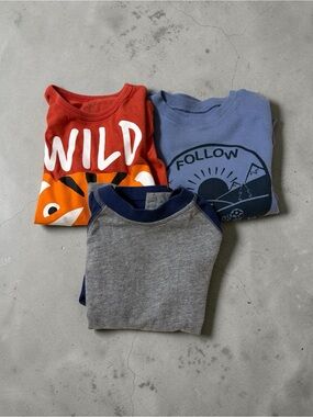 3 Boys Long Sleeved Tees